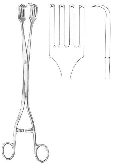 Kliešte háčikové Pratt, 280 mm